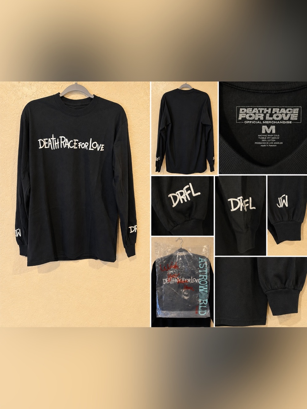 Death Race For Love Official Merchandise Long Sleeve Tour Shirt